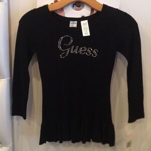 Black Guess studded sweater